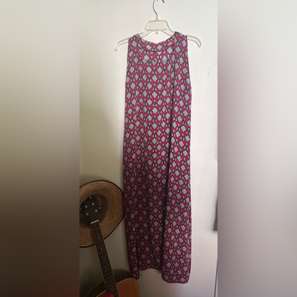 Like new dress nightgown red pattern Middle East